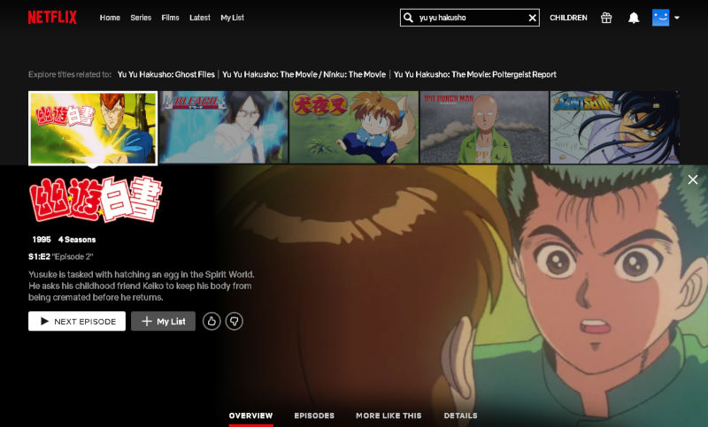 Yu Yu Hakusho  Site oficial da Netflix