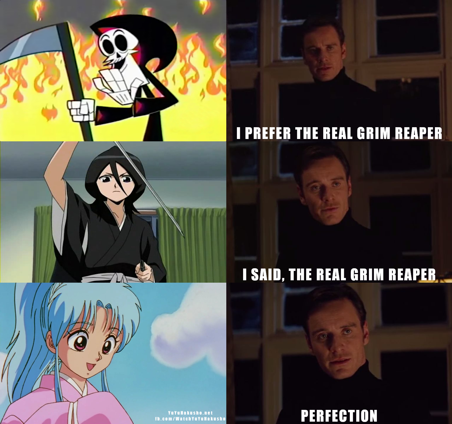 MEME: The Perfect Grim Reaper - The Unofficial Home of Yu Yu Hakusho